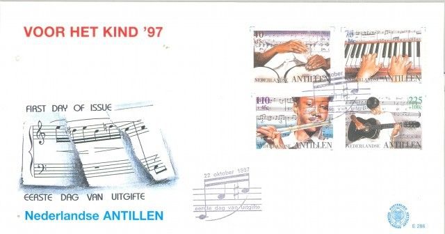 Znaczek Antyle Holenderskie 1997 Mi 933-936 FDC