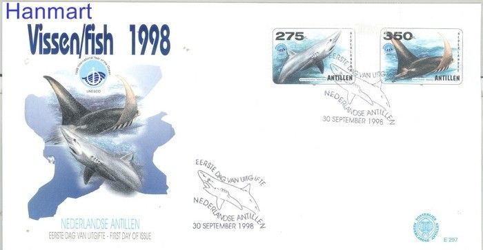 Znaczek Antyle Holenderskie 1998 Mi 978-979 FDC