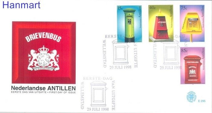 Znaczek Antyle Holenderskie 1998 Mi 967-970 FDC