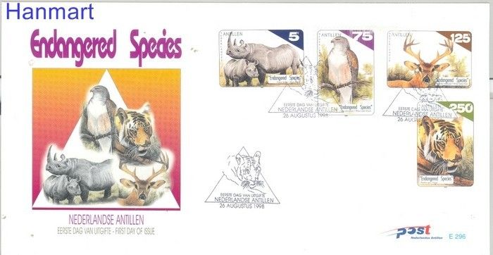 Znaczek Antyle Holenderskie 1998 Mi 974-977 FDC