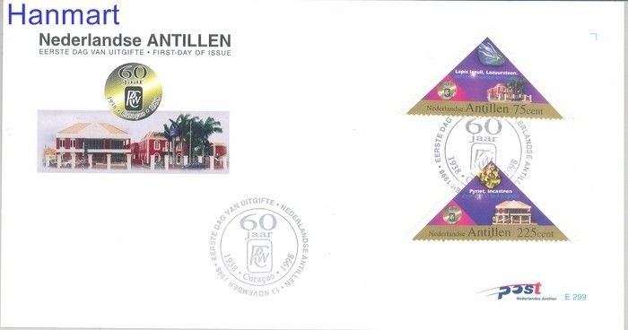 Znaczek Antyle Holenderskie 1998 Mi 987-988 FDC