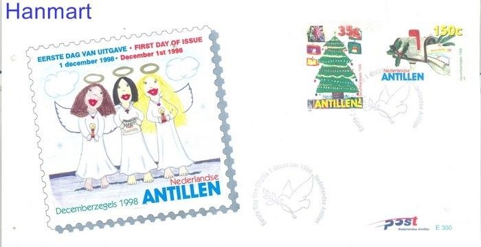 Znaczek Antyle Holenderskie 1998 Mi 989-990 FDC