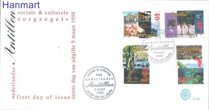 Znaczek Antyle Holenderskie 1998 Mi 947-950 FDC