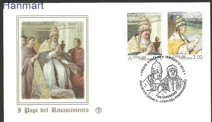 Znaczek Watykan 2013 Mi 1782-1783 FDC