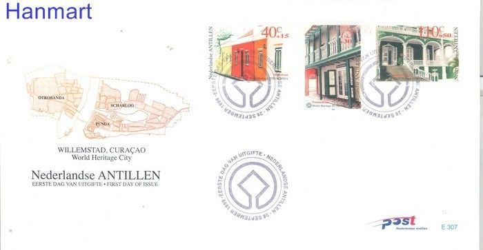 Znaczek Antyle Holenderskie 1999 Mi 1026-1028 FDC