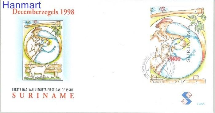 Znaczek Surinam 1998 Mi bl 75 FDC