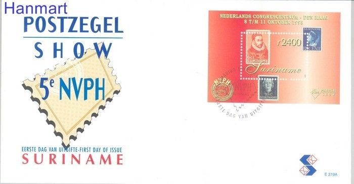 Znaczek Surinam 1998 Mi bl 74 FDC