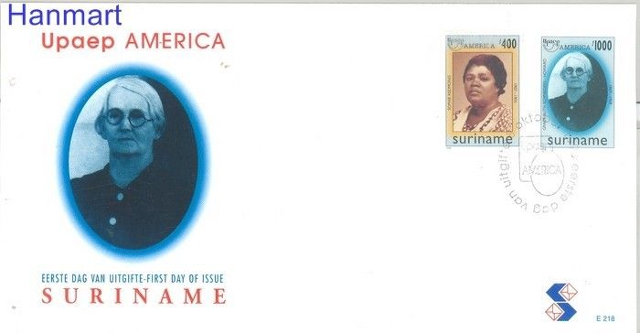 Znaczek Surinam 1998 Mi 1659-1660 FDC
