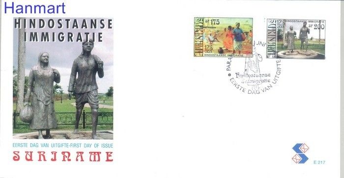 Znaczek Surinam 1998 Mi 1650-1651 FDC