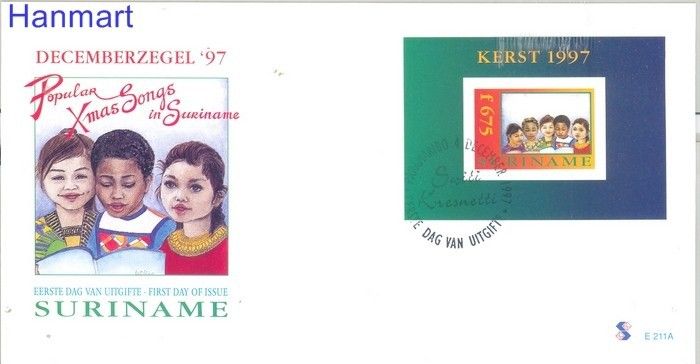 Znaczek Surinam 1997 Mi bl 72 FDC
