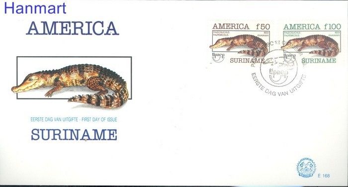 Znaczek Surinam 1993 Mi 1455-1456 FDC