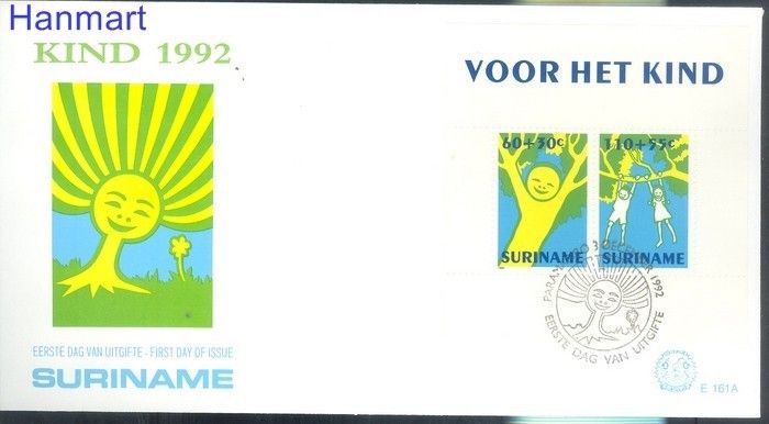 Znaczek Surinam 1992 Mi bl 59 FDC