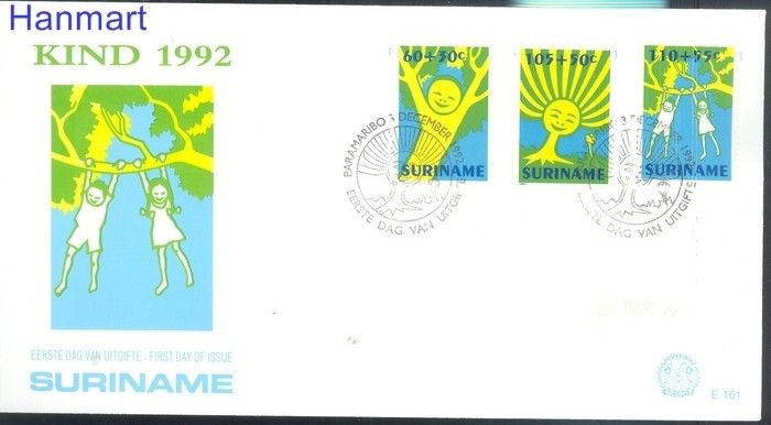 Znaczek Surinam 1992 Mi 1426-1428 FDC