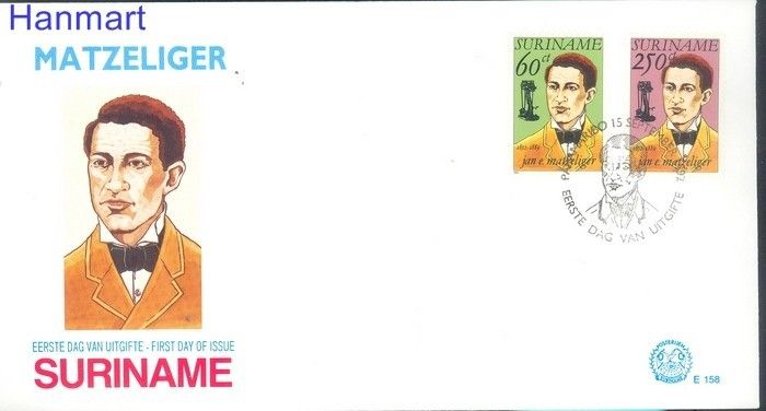 Znaczek Surinam 1992 Mi 1418-1419 FDC