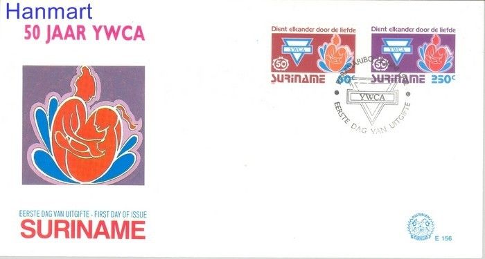 Znaczek Surinam 1992 Mi 1413-1414 FDC