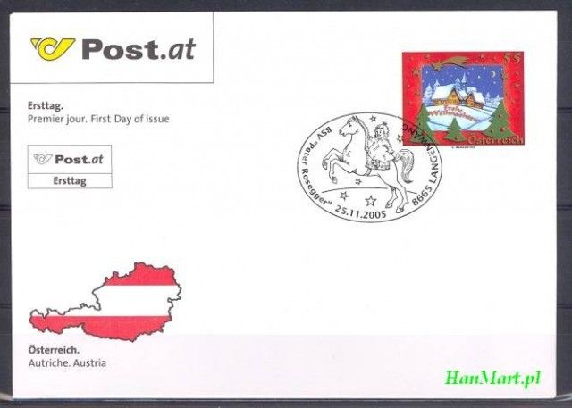 Znaczek Austria 2005 Mi 2563 FDC