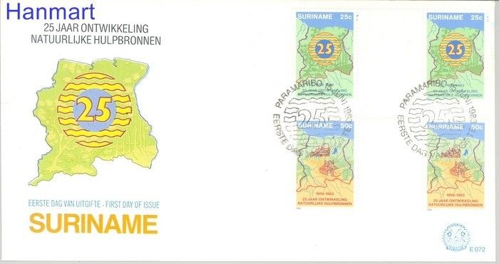 Znaczek Surinam 1983 FDC