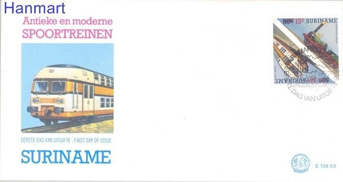 Znaczek Surinam 1986 Mi 1180-1181 FDC