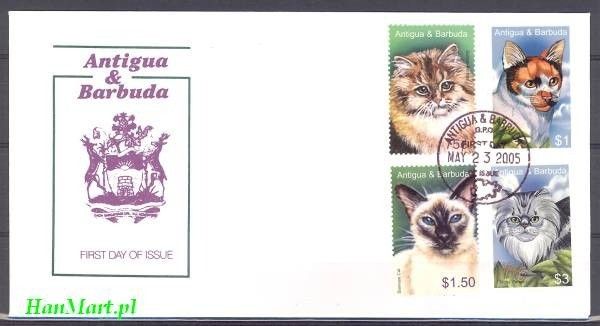 Znaczek Antigua i Barbuda 2005 Mi 4227-4230 FDC