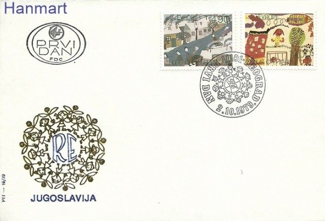 Znaczek Jugosławia 1979 Mi 1804-1805 FDC