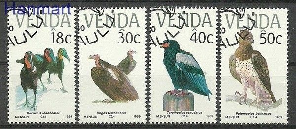 Znaczek Venda 1989 Mi 191-194 Stemplowane
