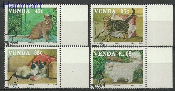 Znaczek Venda 1993 Mi 250-253 Stemplowane