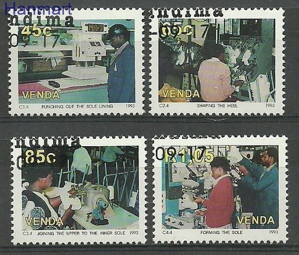 Znaczek Venda 1993 Mi 258-261 Stemplowane