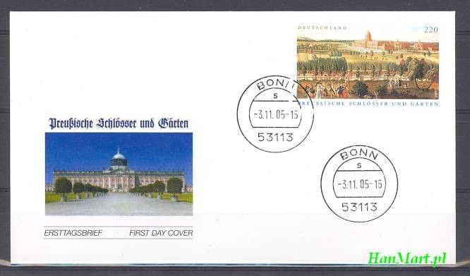 Znaczek Niemcy 2005 Mi 2499 FDC