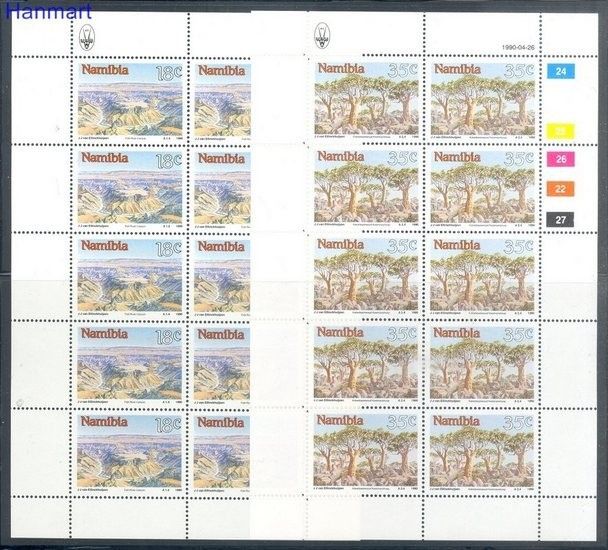 Znaczek Namibia 1990 Mi 671-674 Czyste **