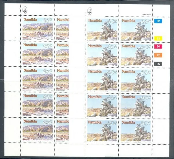 Znaczek Namibia 1990 Mi 671-674 Czyste **