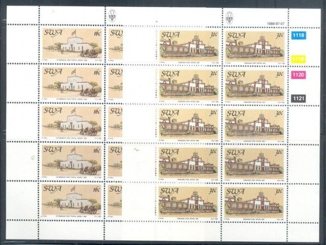 Znaczek Namibia 1988 Mi 625-628 Czyste **