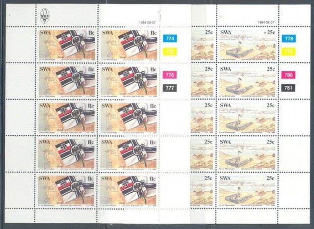 Znaczek Namibia 1984 Mi 558-561 Czyste **