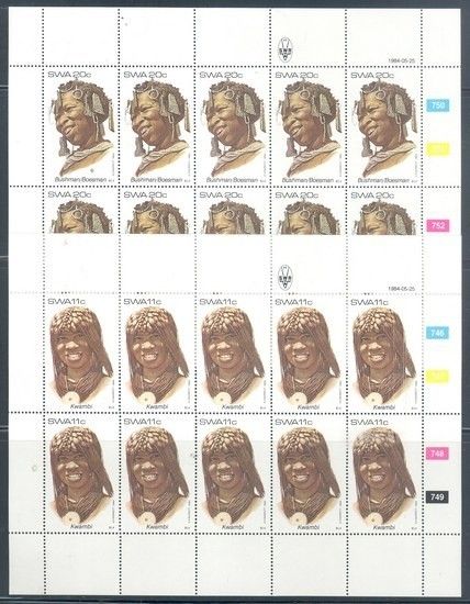 Znaczek Namibia 1984 Mi 554-557 Czyste **