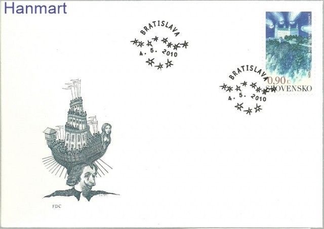 Znaczek Słowacja 2010 Mi 636 FDC