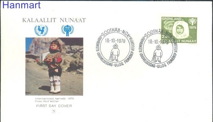 Znaczek Grenlandia 1979 FDC