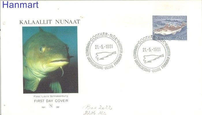 Znaczek Grenlandia 1981 Mi 129 FDC