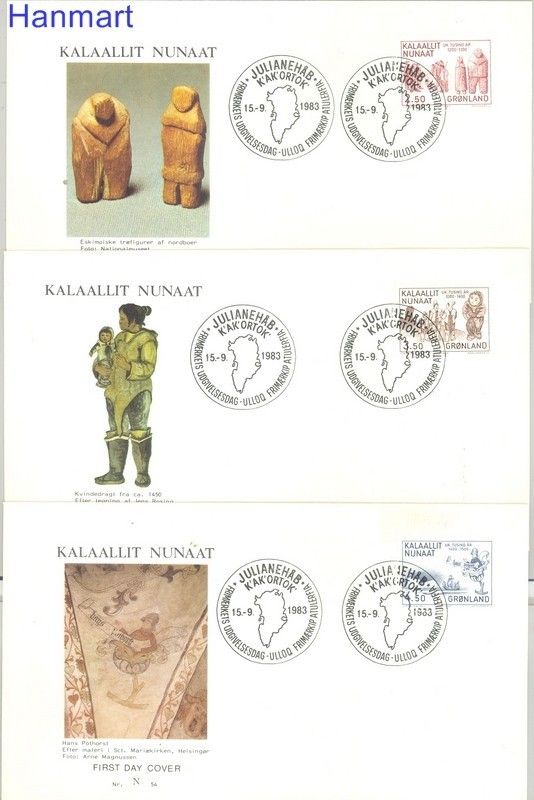 Znaczek Grenlandia 1983 FDC