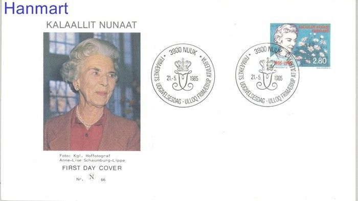 Znaczek Grenlandia 1985 Mi 159 FDC