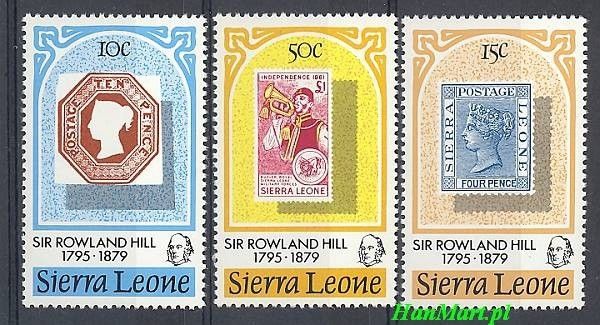 Znaczek Sierra Leone 1979 Mi 586-588 Czyste **