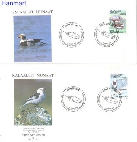 Znaczek Grenlandia 1989 Mi 191-194 FDC