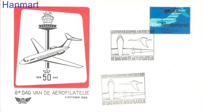 Znaczek Holandia 1968 Mi 904 FDC