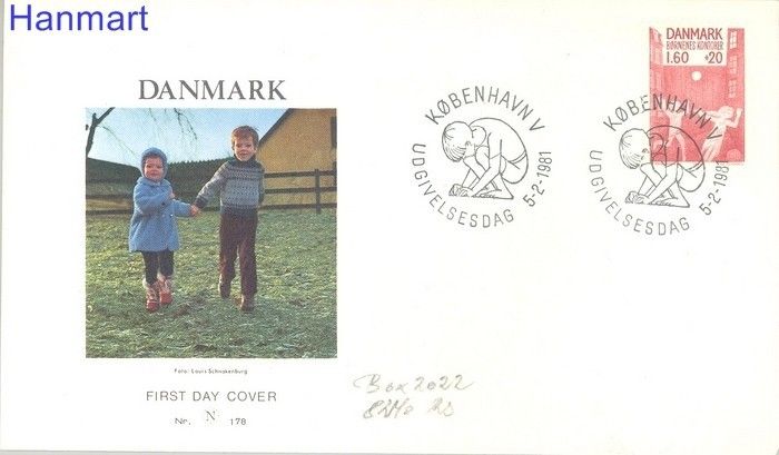 Znaczek Dania 1981 FDC