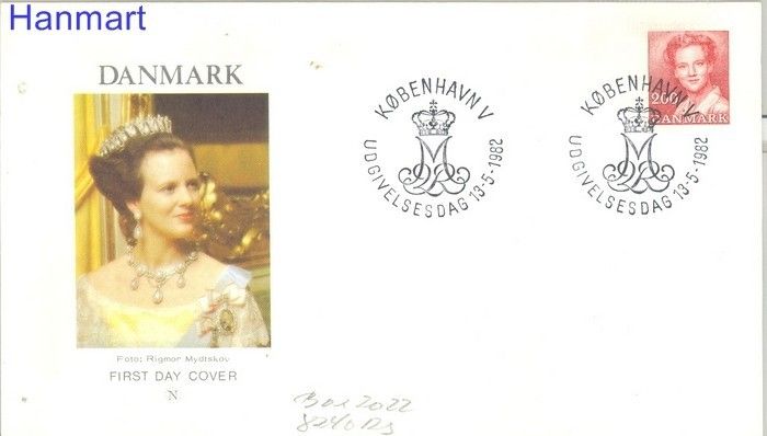 Znaczek Dania 1982 FDC