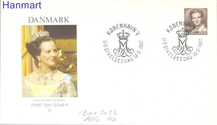Znaczek Dania 1982 Mi 753 FDC