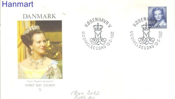 Znaczek Dania 1982 Mi 755 FDC