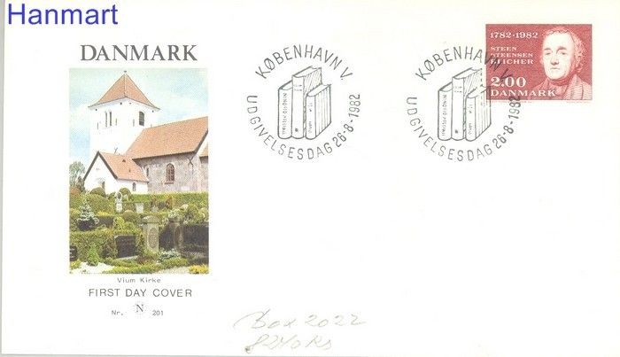 Znaczek Dania 1982 Mi 761 FDC