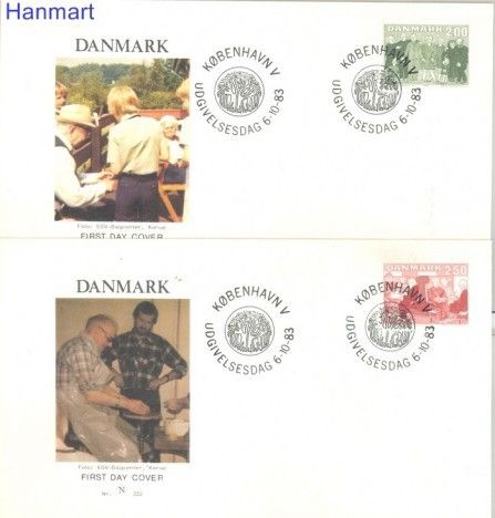 Znaczek Dania 1983 FDC