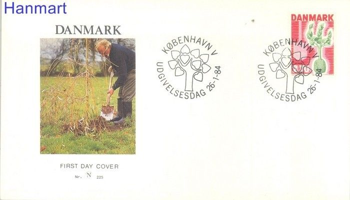 Znaczek Dania 1984 FDC