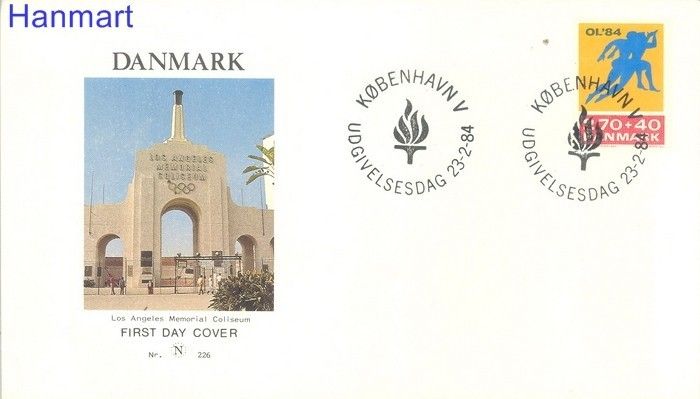 Znaczek Dania 1984 FDC