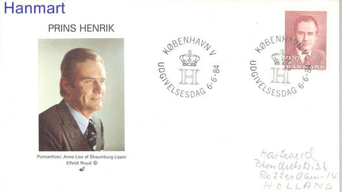 Znaczek Dania 1984 FDC